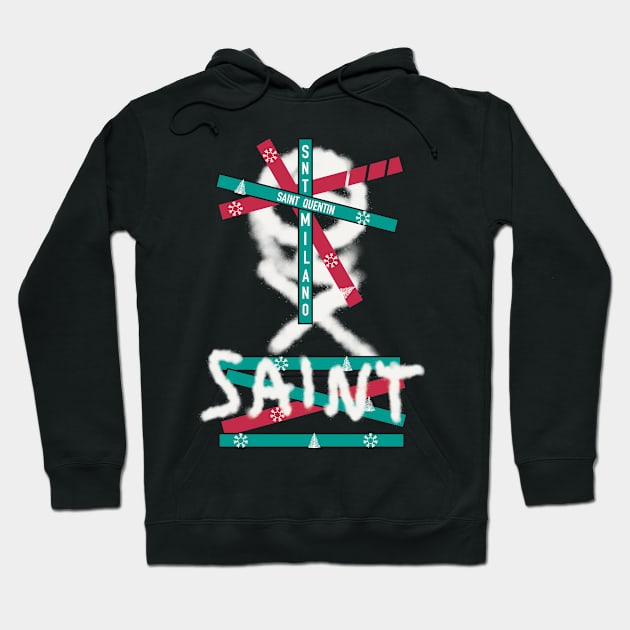 Saint quentin milano christmas Hoodie by Fsngarage